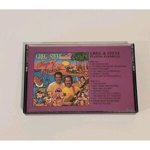 Greg & Steve Playing Favorites Cassette Tape 1991 Youngheart Records YR012-CA